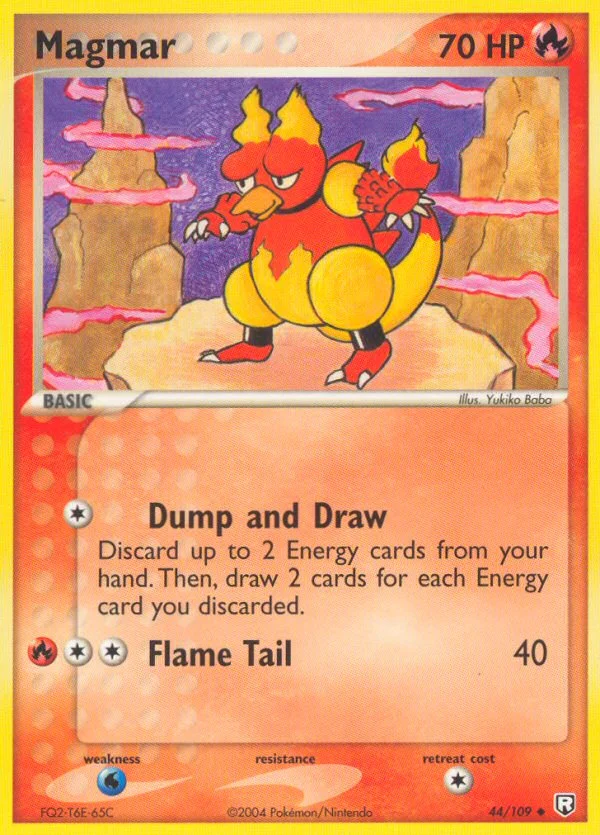 Magmar Pokemon card