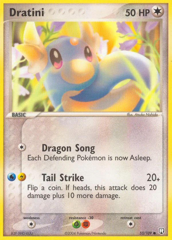 Dratini Pokemon card