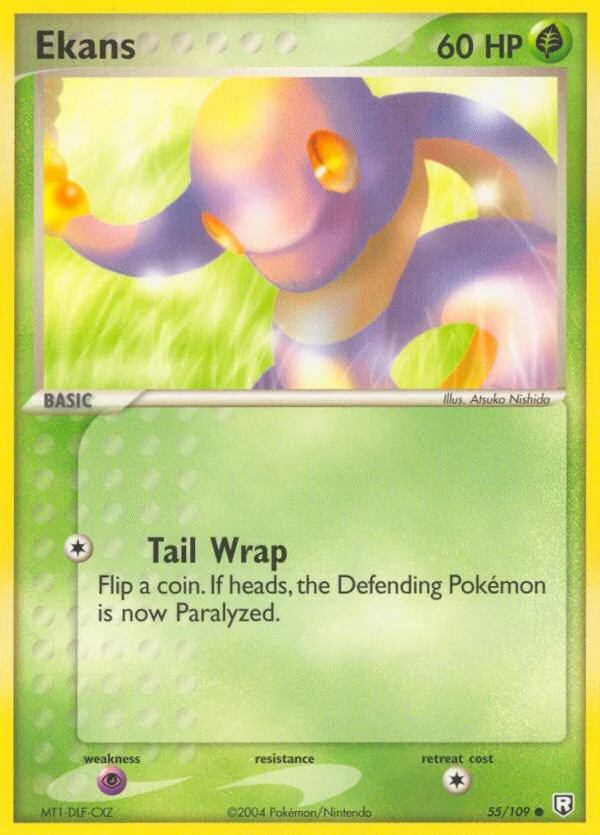 Ekans Pokemon card