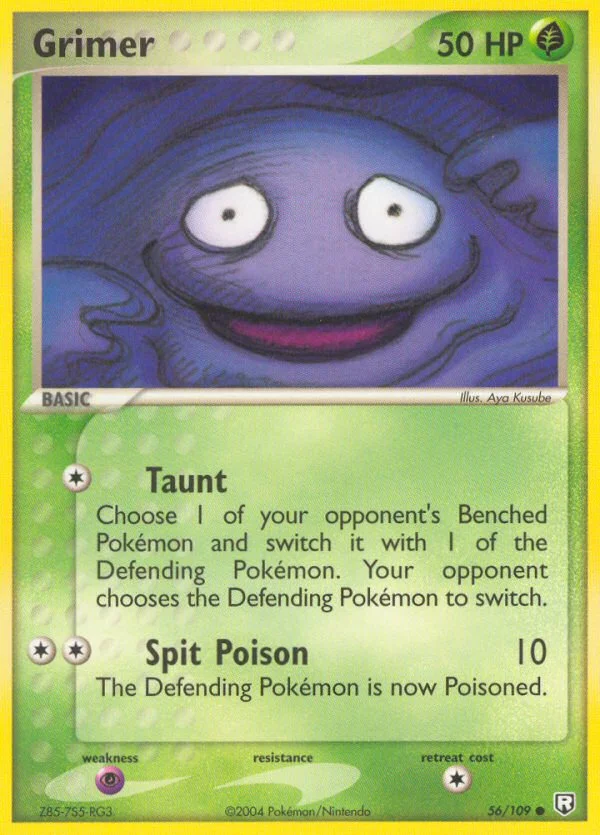 Grimer Pokemon card