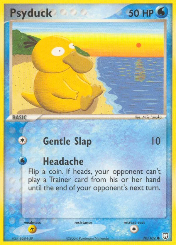 Psyduck Pokemon card