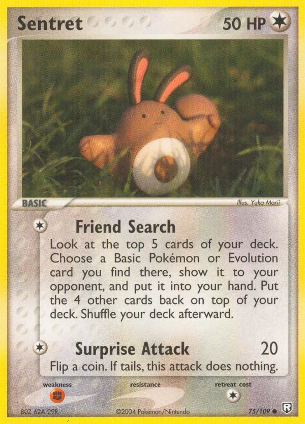 Sentret Pokemon card