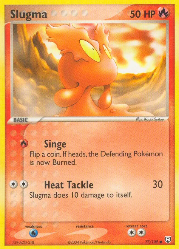 Slugma Pokemon card