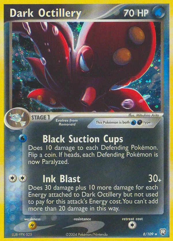 Dark Octillery Pokemon card