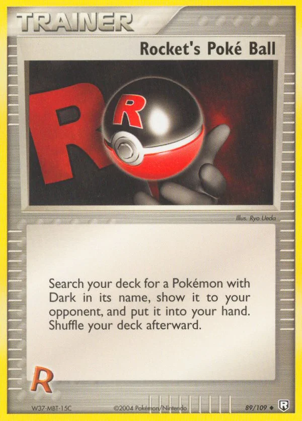 Rocket's Poké Ball Pokemon card