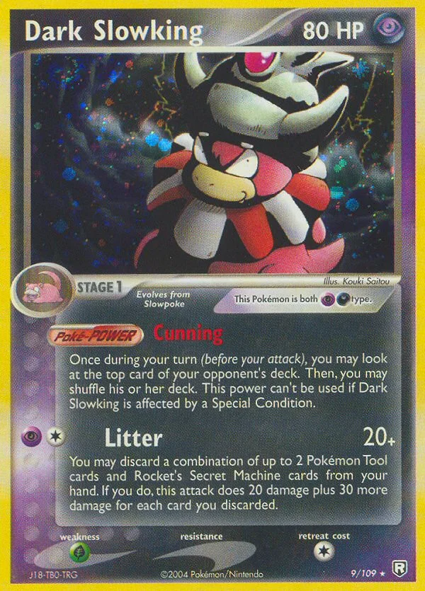 Dark Slowking Pokemon card