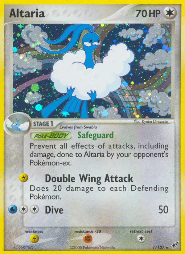 Altaria Pokemon card