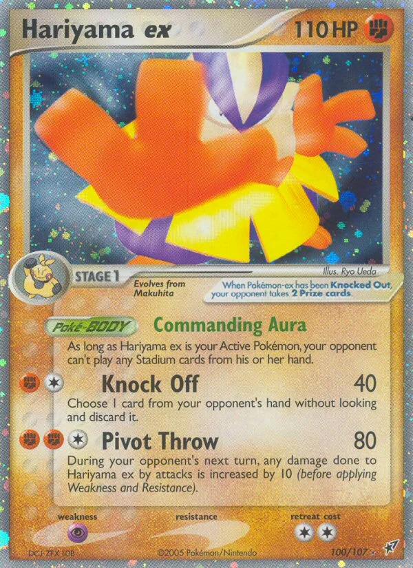 Hariyama ex Pokemon card