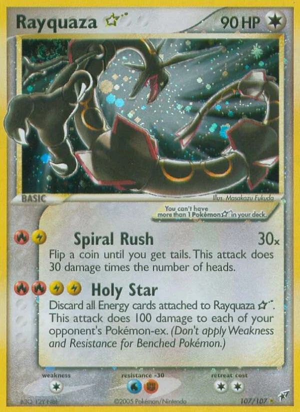 Rayquaza ★ Pokemon card
