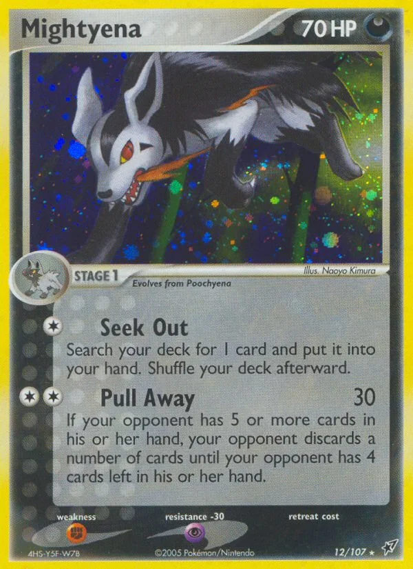 Mightyena Pokemon card