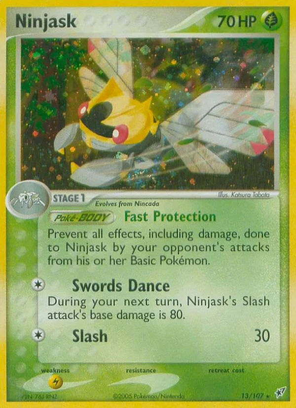 Ninjask Pokemon card