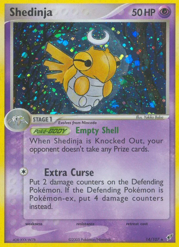 Shedinja Pokemon card