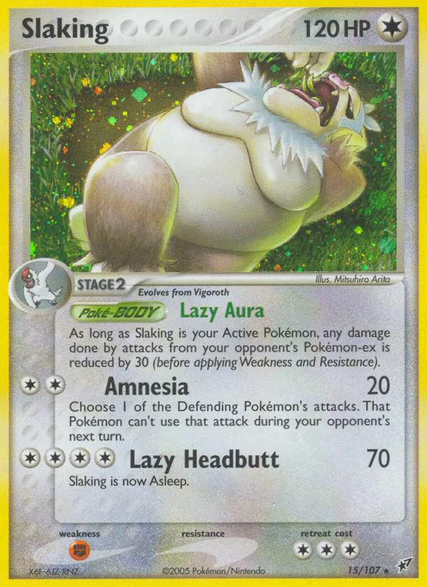 Slaking Pokemon card