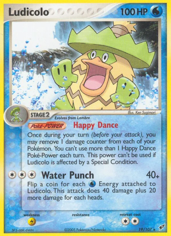 Ludicolo Pokemon card
