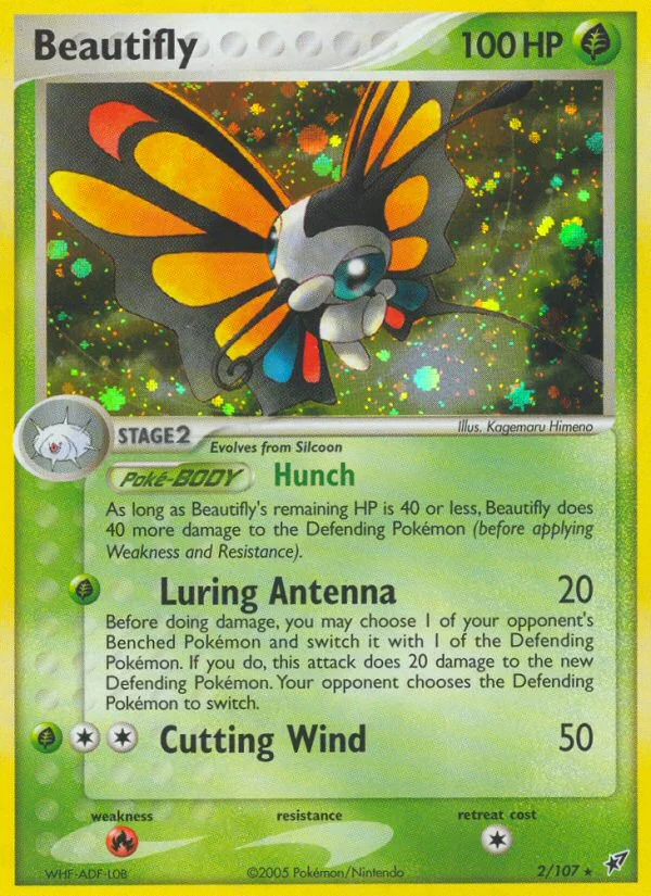 Beautifly Pokemon card