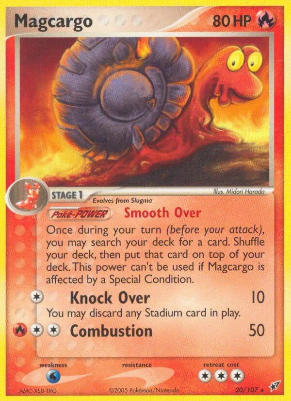 Magcargo Pokemon card