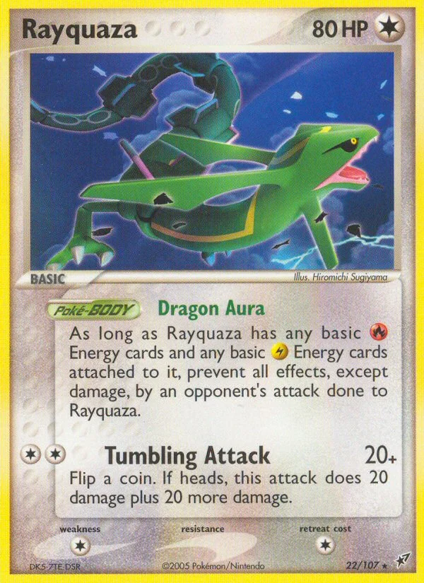 Rayquaza Pokemon card