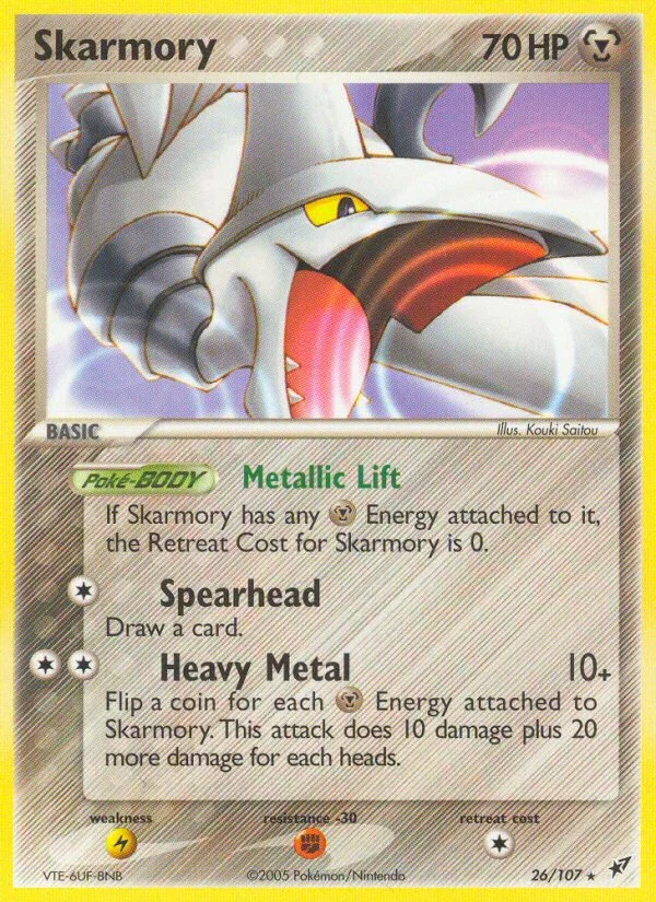 Skarmory Pokemon card