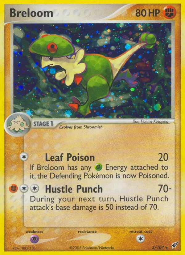 Breloom Pokemon card