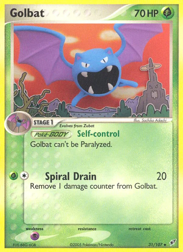 Golbat Pokemon card