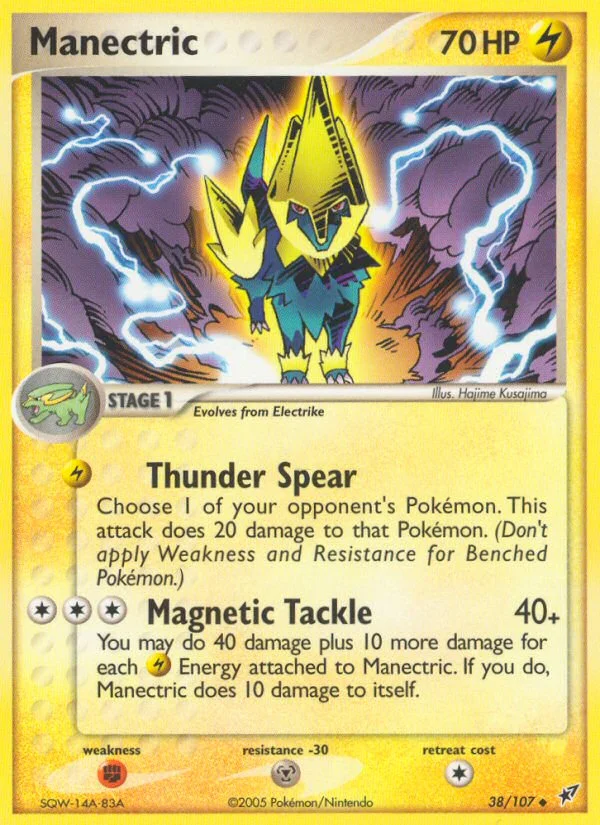 Manectric Pokemon card