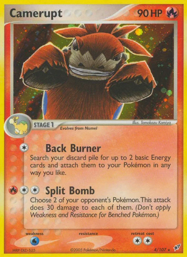 Camerupt Pokemon card