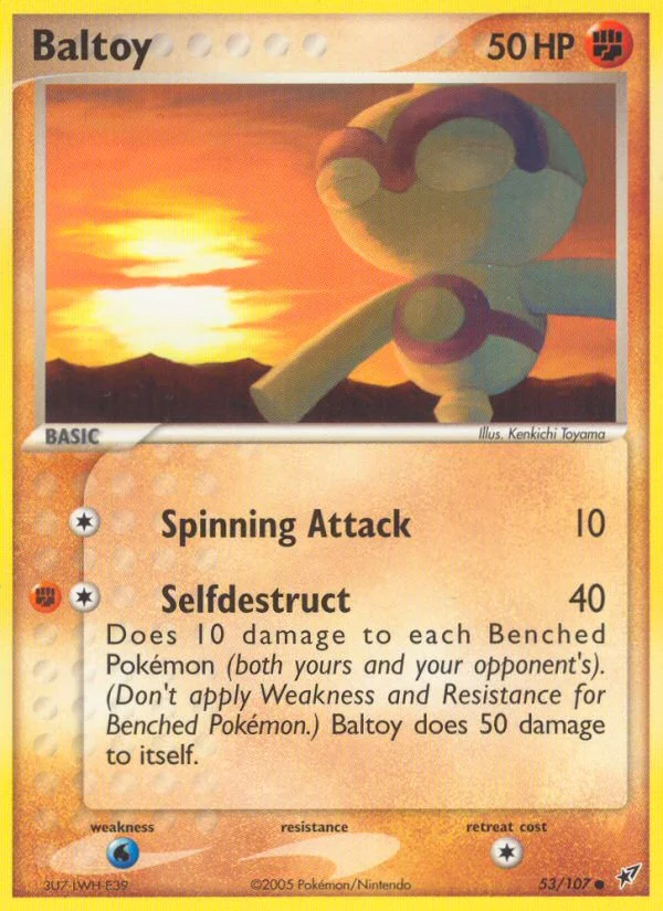 Baltoy Pokemon card