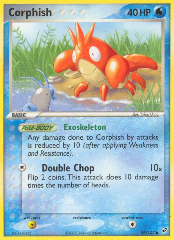 Corphish Pokemon card