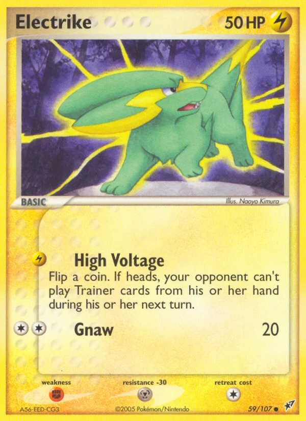 Electrike Pokemon card