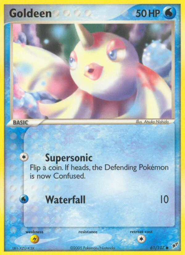 Goldeen Pokemon card