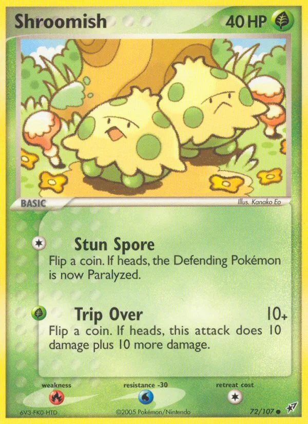 Shroomish Pokemon card
