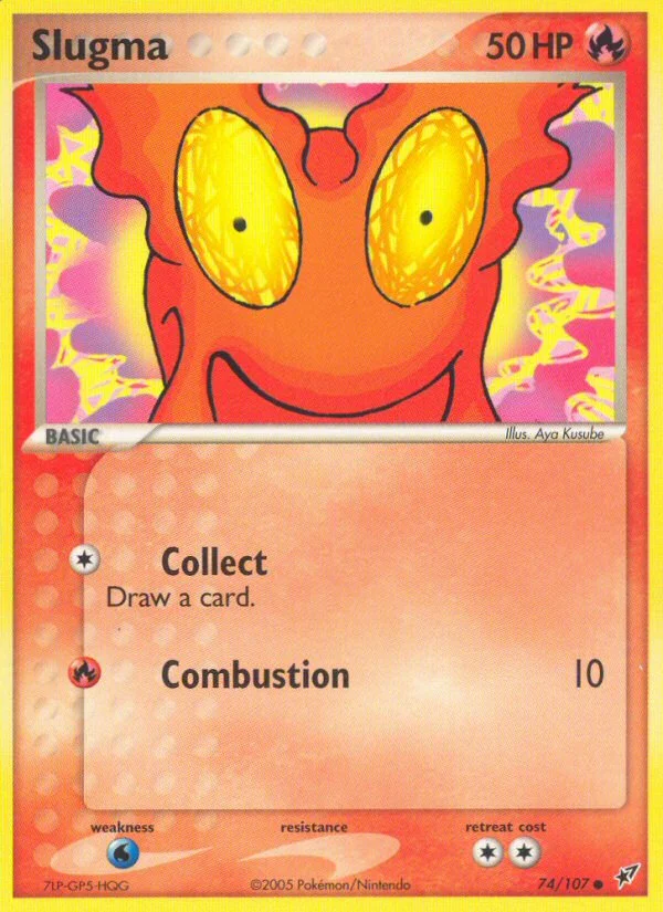 Slugma Pokemon card