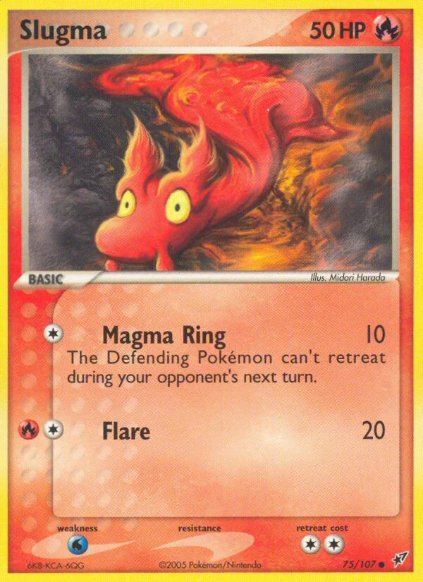 Slugma Pokemon card