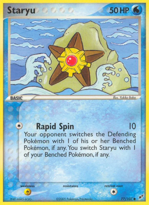 Staryu Pokemon card