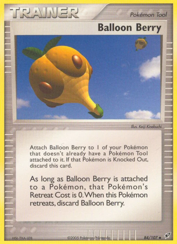 Balloon Berry Pokemon card