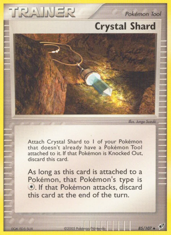 Crystal Shard Pokemon card
