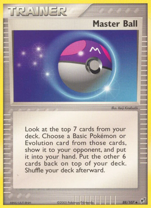Master Ball Pokemon card