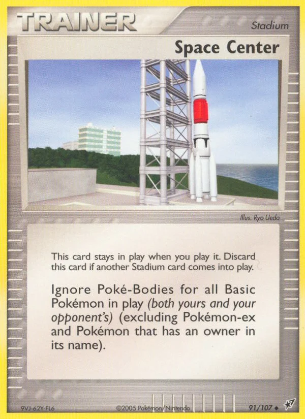 Space Center Pokemon card
