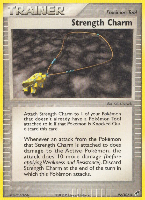 Strength Charm Pokemon card