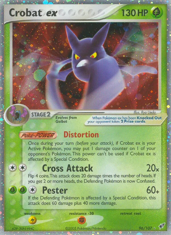 Crobat ex Pokemon card