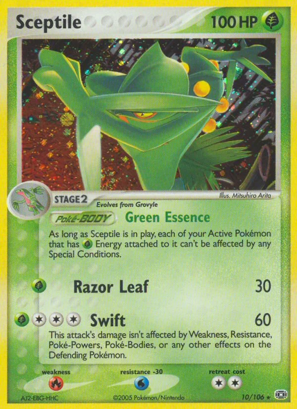Sceptile Pokemon card