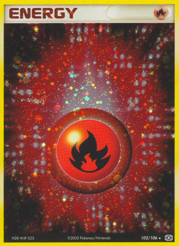 Fire Energy Pokemon card