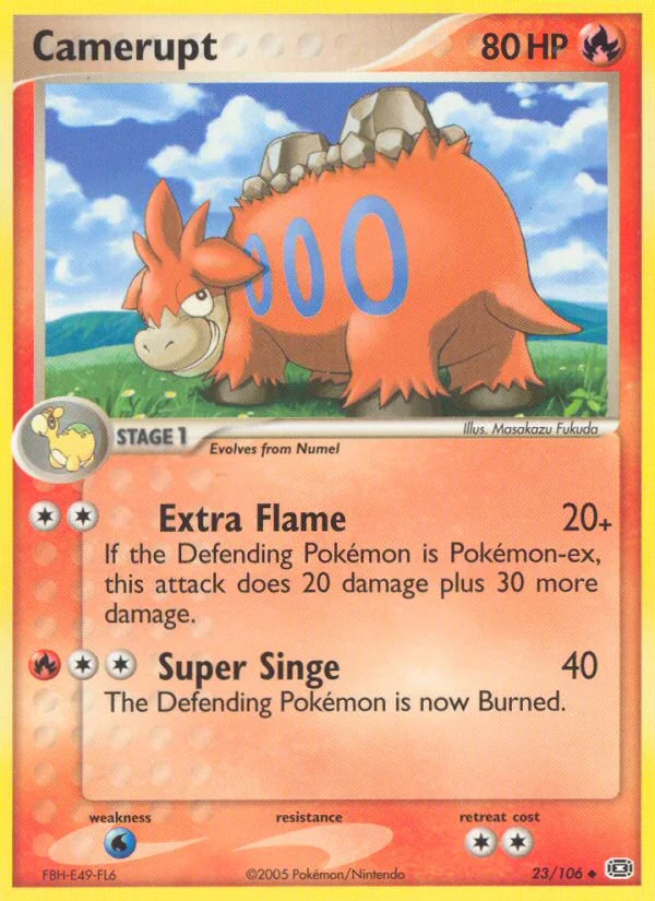 Camerupt Pokemon card