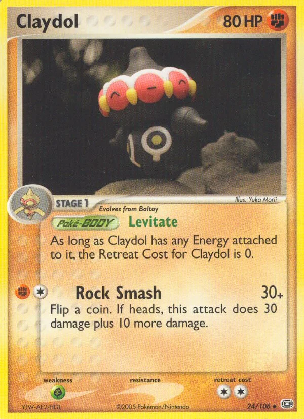 Claydol Pokemon card