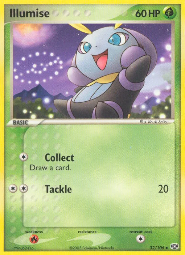Illumise Pokemon card