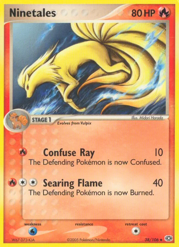 Ninetales Pokemon card