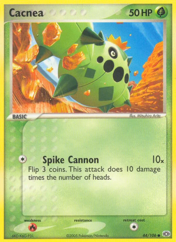 Cacnea Pokemon card