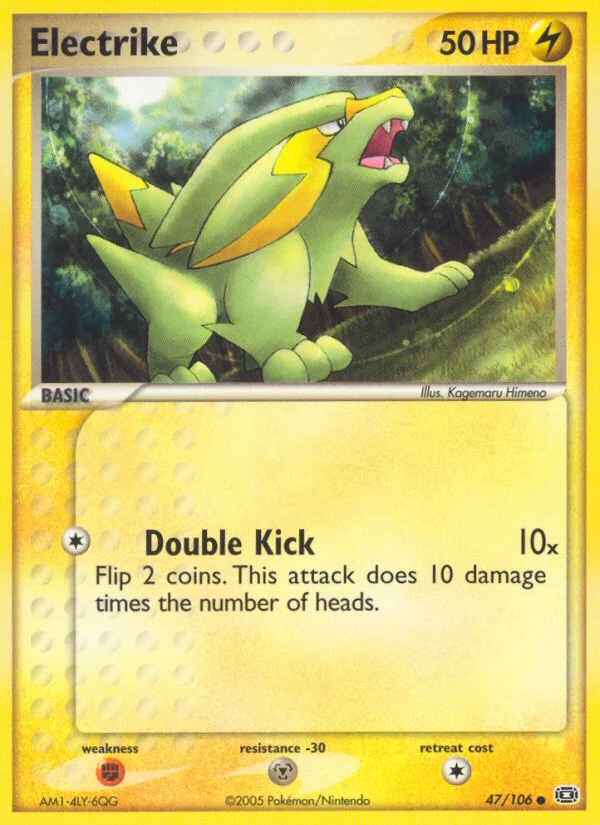 Electrike Pokemon card