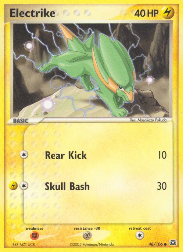 Electrike Pokemon card