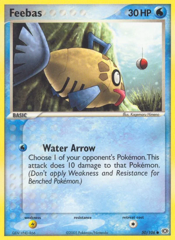 Feebas Pokemon card